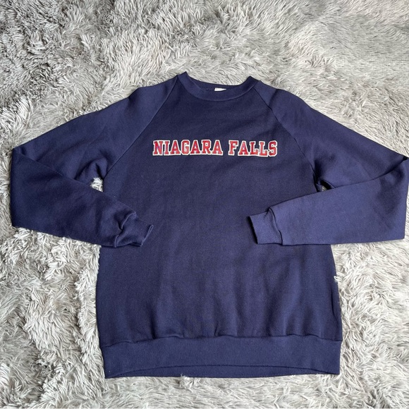 Beaver Creek Sweatshirt Womens Large Vintage Made in USA Niagara Falls New York - Picture 1 of 8
